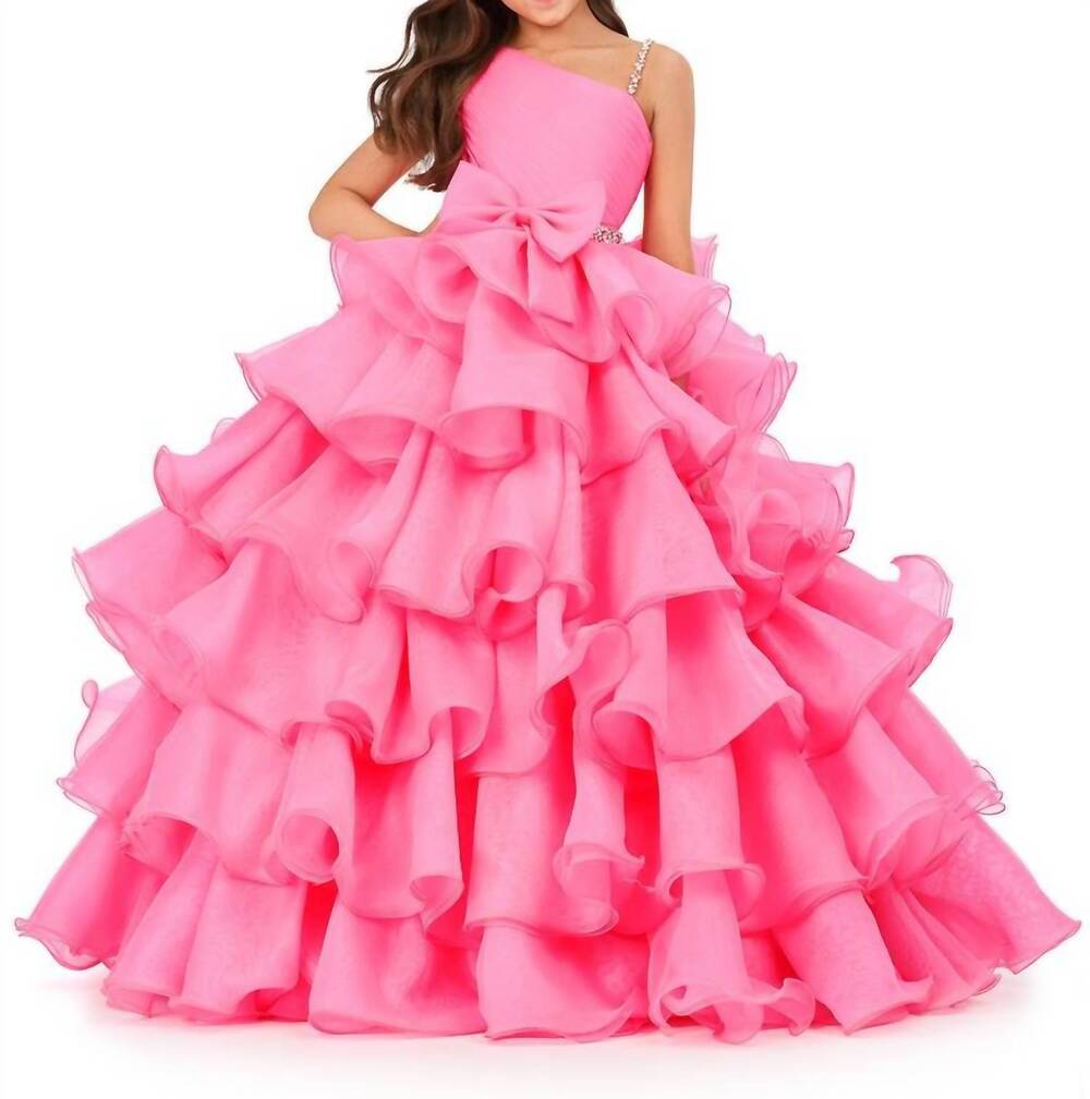 NEW ASHLEYLAUREN elegant ball gown in hot pink